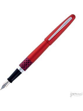 Stylish Retro Pop Red Fountain Pen with 1.0mm Stub Nib - Perfect for Writing